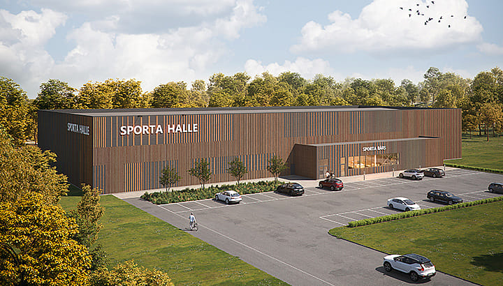 Sporta ēkas | Sporta angāri