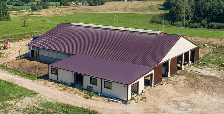 fermu statyba