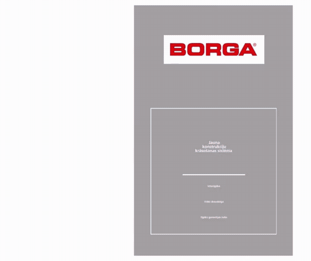 Konstrukcijas - Jauna krāsošanas sistēma | Borga